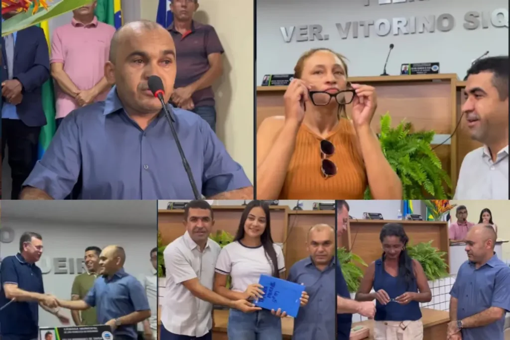 entrega de tablets e óculos em são francisco do maranhão