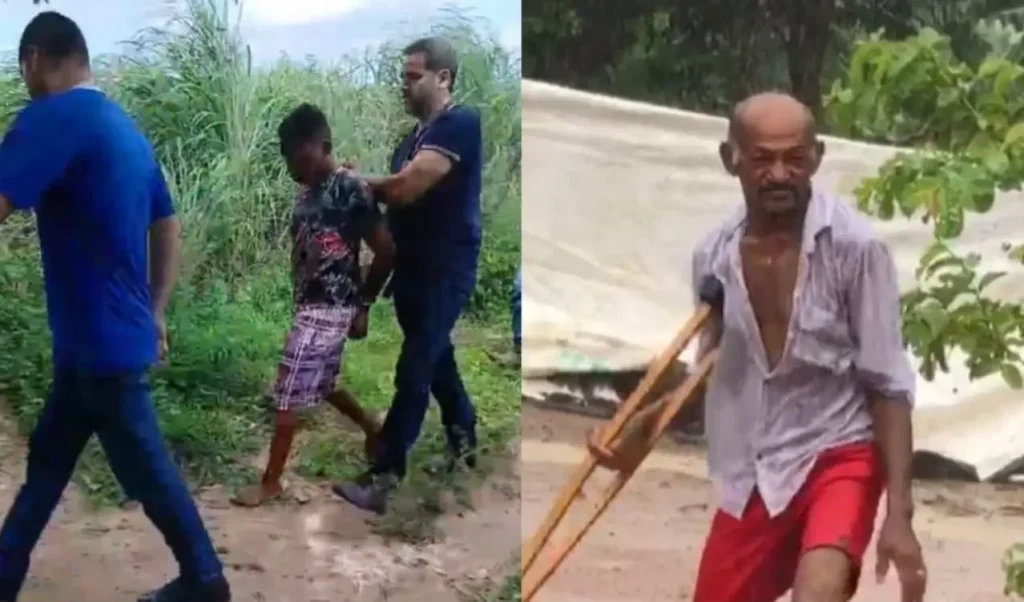 Polícia Civil do Piauí prende Jaelson Vieira dos Santos, suspeito de homicídio qualificado do pai em Bertolínia.