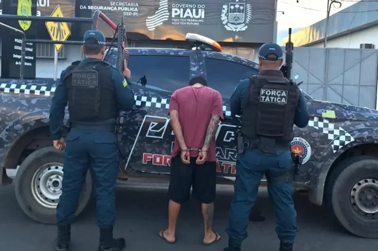 Suspeito de homicídio a tiros é preso em Água Branca com arma e dinheiro