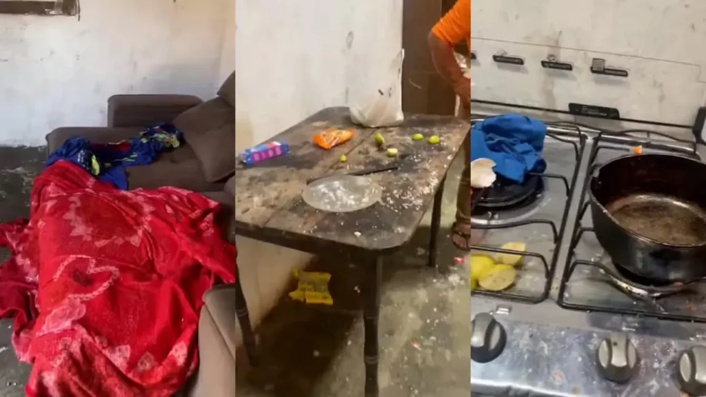 Mulher é conduzida à delegacia após filhos serem achados sozinhos e sem comer há 3 dias no MA 2 Viatura da Polícia Militar do Maranhão e conselheiros tutelares em frente à residência onde três crianças foram encontradas em situação de abandono.