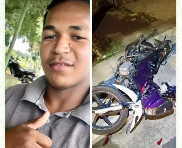 Jovem de 20 anos morre após colisão entre motocicleta e Hilux em Água Branca