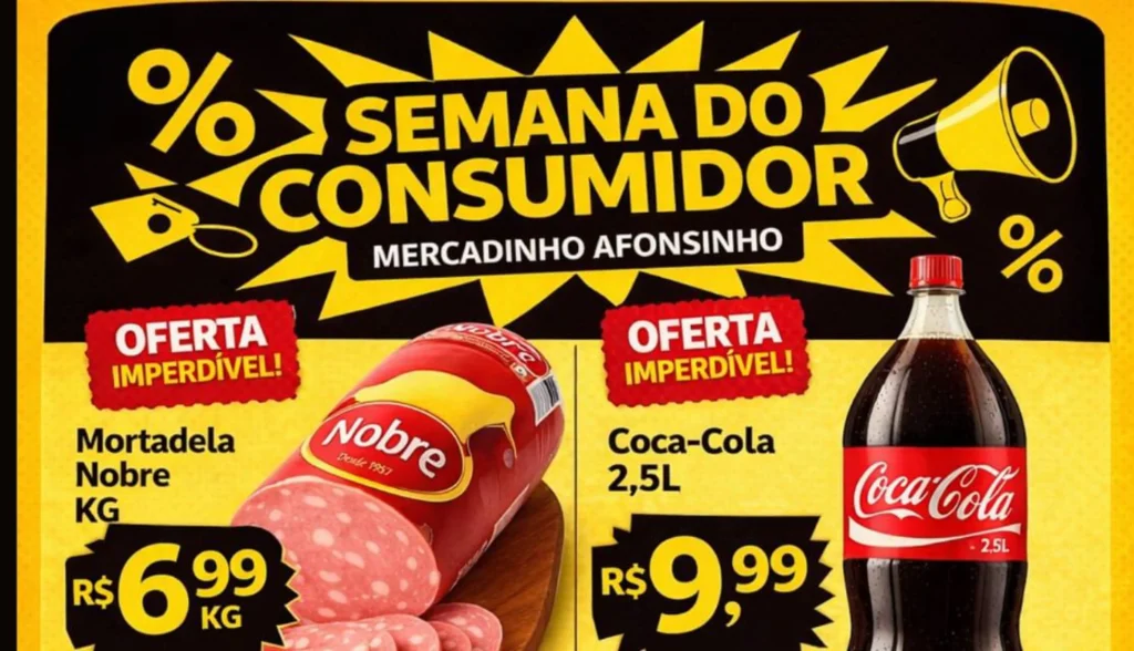 Semana do Consumidor Mercadinho Afonsinho