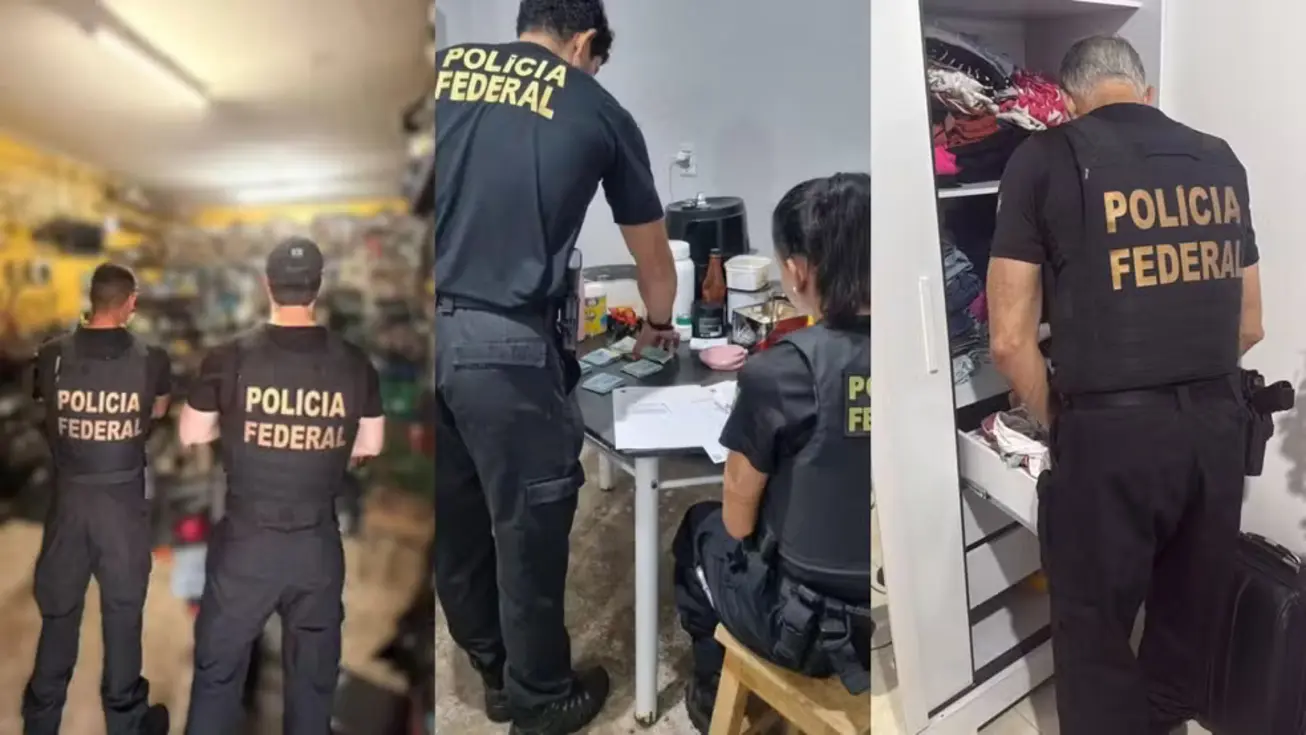 PF cumpre mandados de prisão e bloqueio de R$ 5,3 milhões em operação contra fraude no INSS no Piauí e Maranhão 1 Agentes da Polícia Federal durante operação de combate a fraudes no INSS no Piauí e no Maranhão