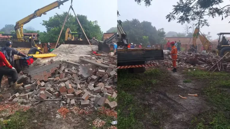 Mulher grávida e dois filhos morrem em desabamento de sobrado em Barras