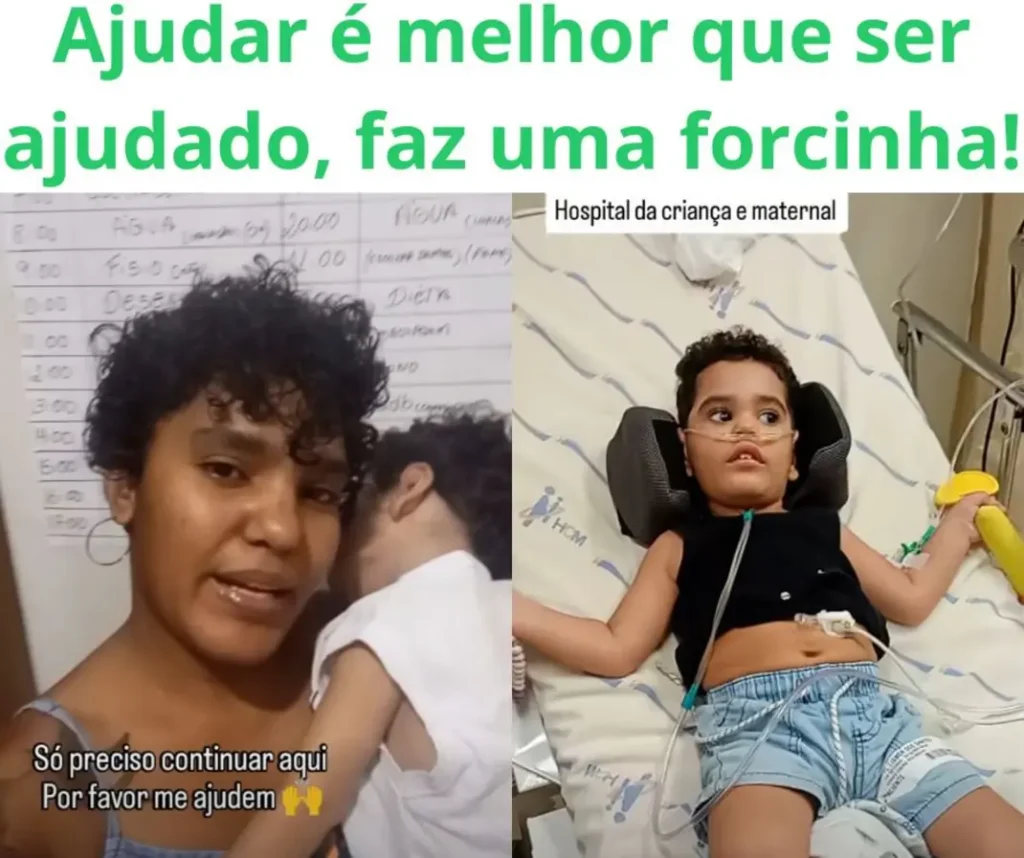 Gabriel, criança com paralisia cerebral e epilepsia, em tratamento médico em São José do Rio Preto, interior de São Paulo