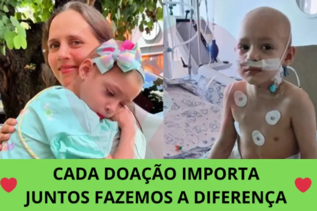 Criança de 1 ano e 8 meses, beneficiária de uma campanha online para arrecadar fundos para um tratamento de nefroblastoma.
