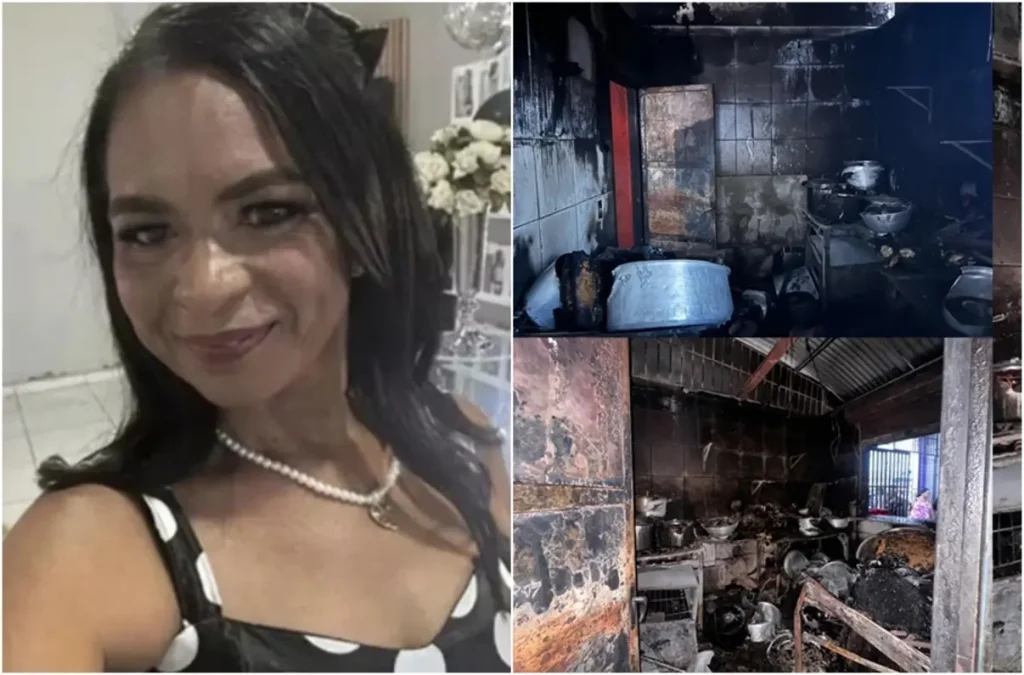 Vista do Mercado do São Joaquim, em Teresina, local da explosão de botijão de gás que vitimou a comerciante Irismar Araújo.