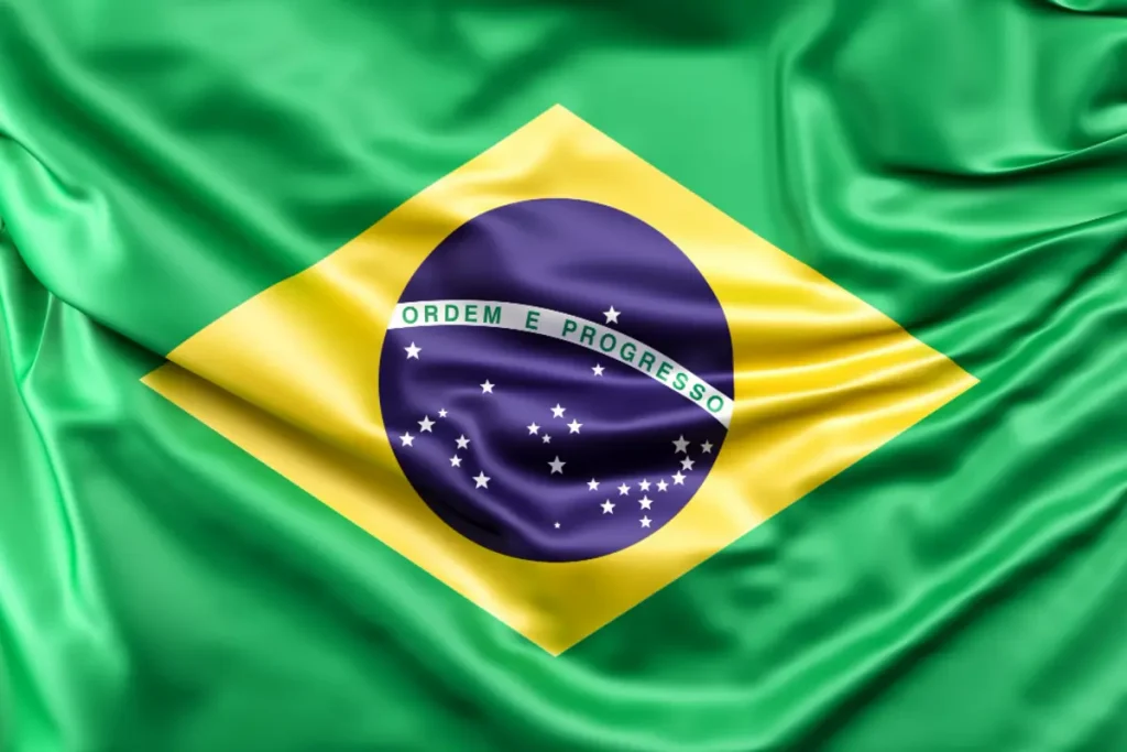 bandeira do brasil simbolizando os maiores artilheiros do Brasil