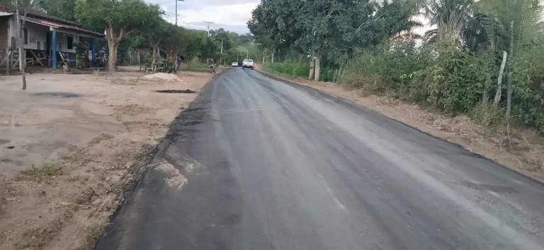 “Só vivia no hospital”, diz mãe comemorando a chegada do asfalto na Boa Esperança, em São Francisco do MA