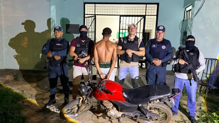 PM recupera moto furtada em Amarante e prende homem por receptação dois dias após o crime