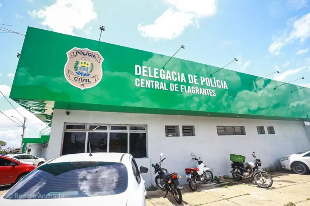 Homens presos por tentativa de homicídio no dirceu i: Delegacia de Polícia Central de Flagrantes em Teresina