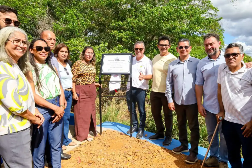 Ponte rio são vicente novo oriente do piauí: Autoridades inauguram Ponte Virgílio José da Rocha Piauí