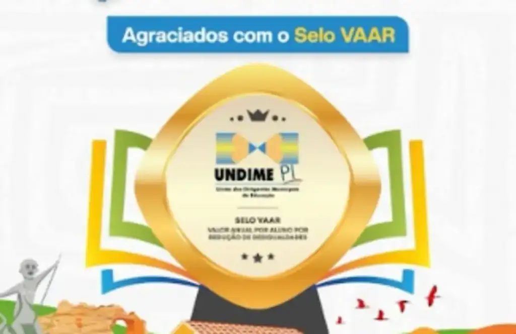 Pajeú recebe selo de alfabetização: Selo VAAR UNDIME PI em destaque