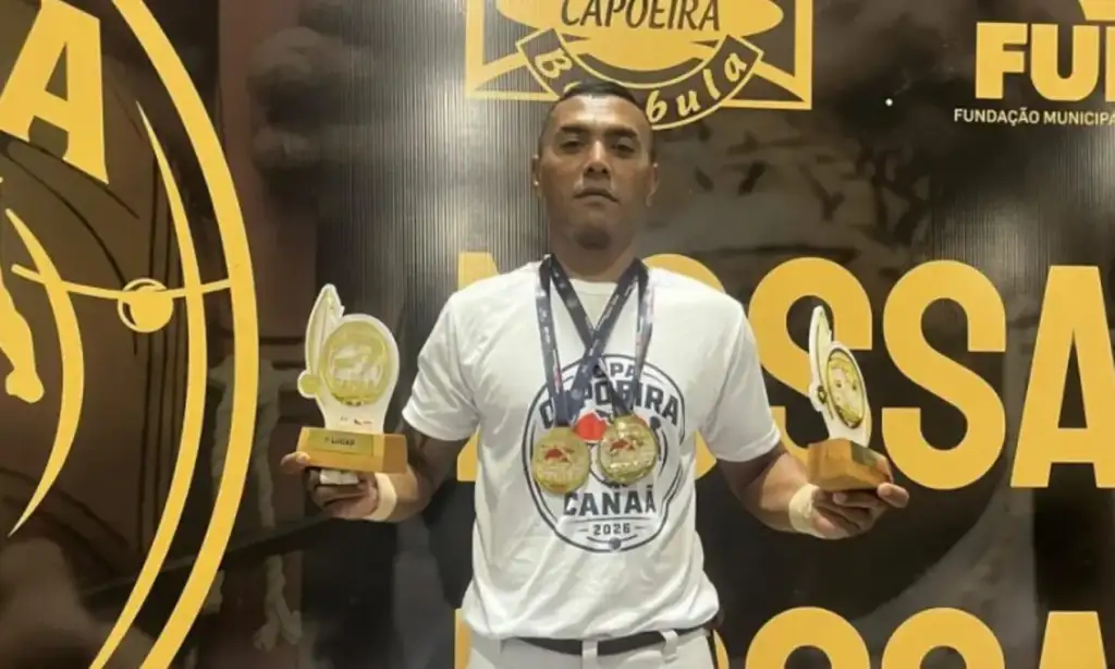 Capoeirista de altos vence copa canaã: Capoeirista Antônio Fagno celebra vitórias na Copa Canaã