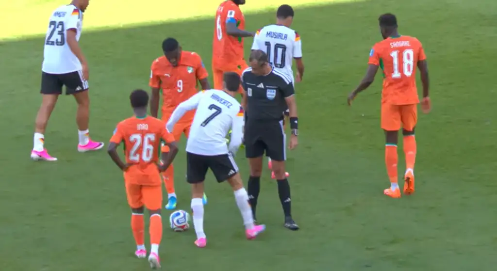 História da seleção costa do marfim: Seleção da Costa do Marfim em partida de futebol internacional