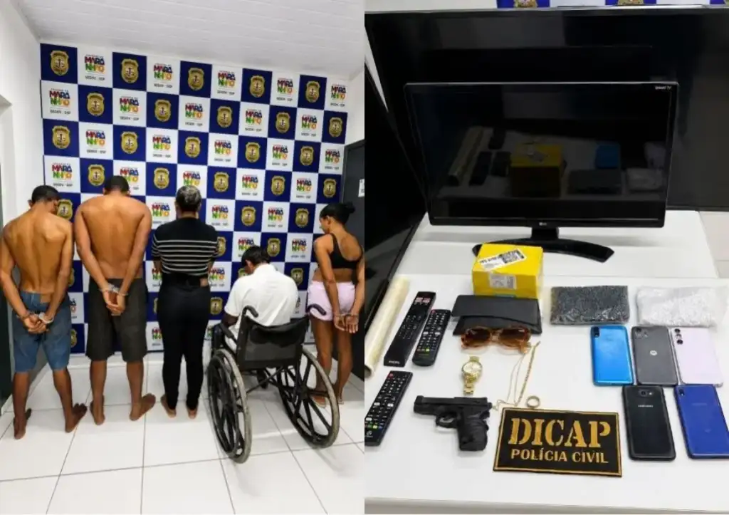 Mulher presa por golpe em timon: Pessoas presas e itens apreendidos em operação policial