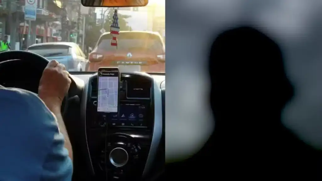 Aplicativo motorista seguro em teresina: Motorista de aplicativo usa celular com app de segurança
