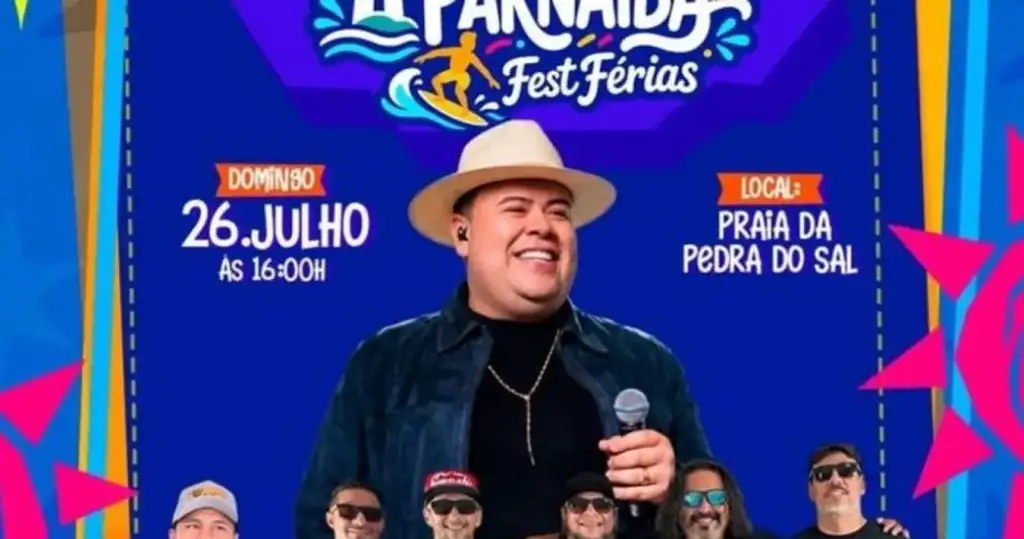 Parnaíba fest férias na pedra do sal: Parnaíba Fest Férias: cantor Rey Vaqueiro em Parnaíba