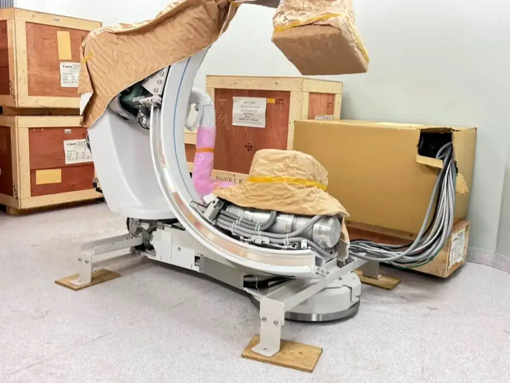 Equipamento de hemodinâmica em picos: Equipamento de hemodinâmica recém-chegado para tratamento em Picos