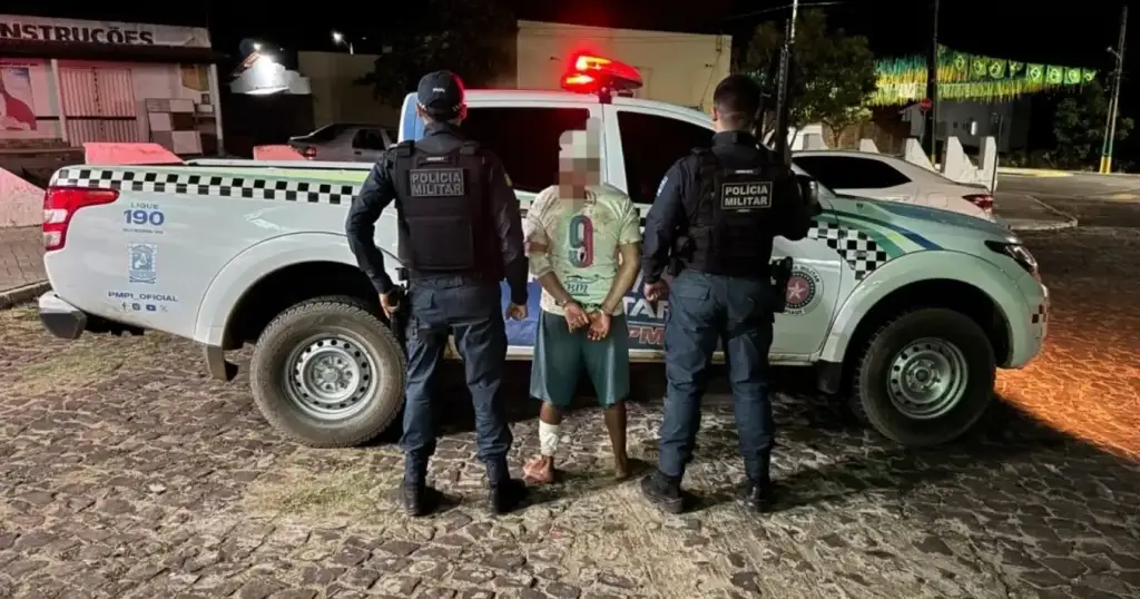 Homem ataca tios com facão em elesbão veloso: Homem preso atacar familiares Elesbão Veloso Piauí