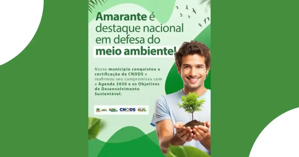 Amarante certificada pela cnods na agenda 2030: Amarante destaca-se em sustentabilidade com certificação nacional