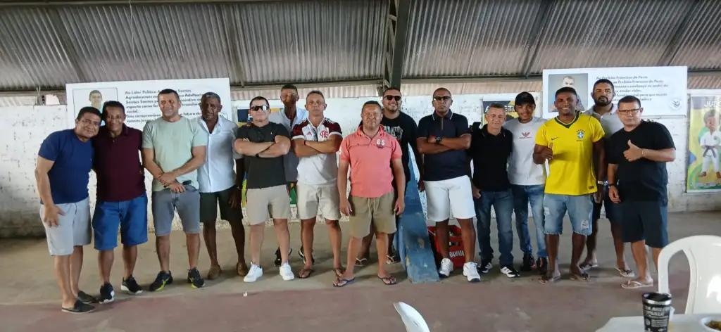 Participantes da Festa dos Conterrâneos em São Francisco do Maranhão