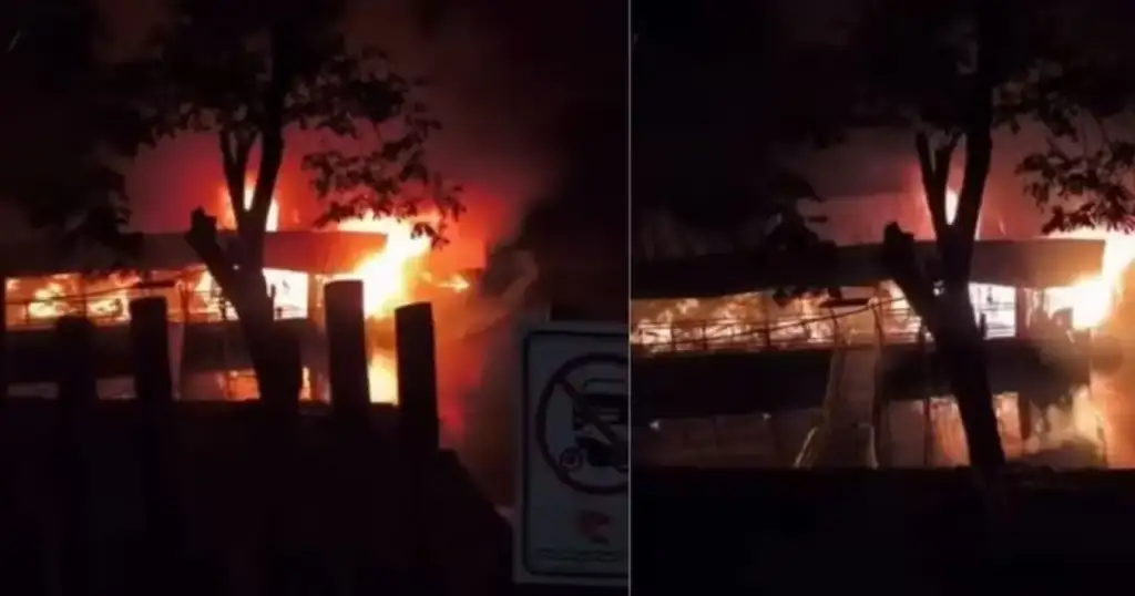 Incêndio restaurante flutuante imperatriz: Incêndio de grandes proporções atinge restaurante flutuante em Imperatriz