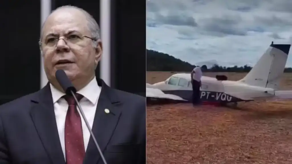 Avião com hildo rocha faz pouso forçado em timon: Hildo Rocha e aeronave de pouso emergencial em Timon