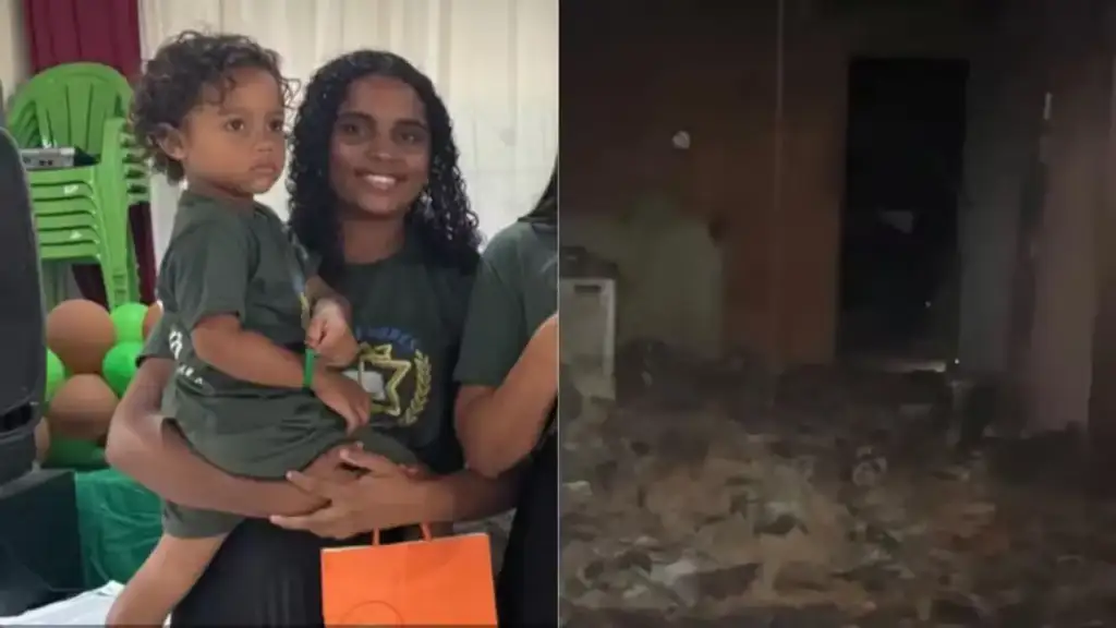 Mulher grávida e filho mortos em são joão batista: Mulher grávida e filho mortos em casa incendiada
