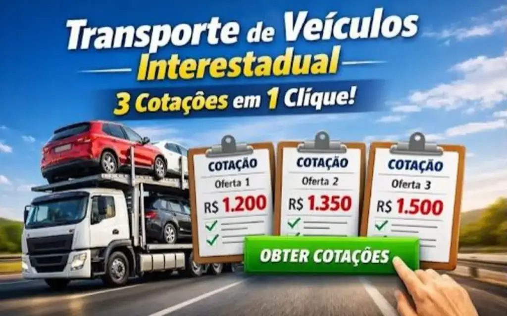 carreta fazendo transporte de veículos