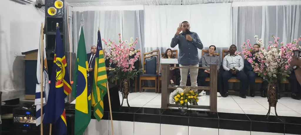 Aniversário de amarante 155 anos culto: Prefeito Adriano discursa em culto de aniversário Amarante