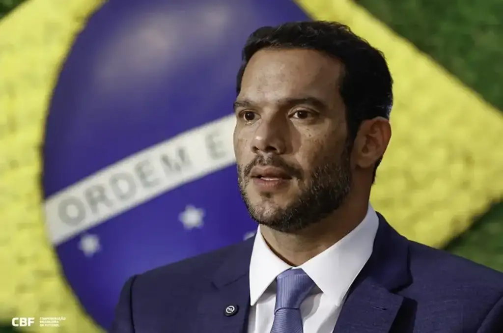 Cbf inaugura centro de futebol em teresina: Presidente da CBF, Samir Xaud, em inauguração de centro de futebol em Teresina