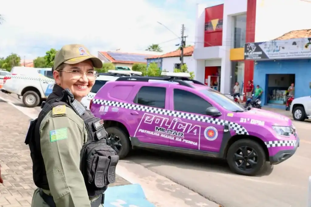 Queda de feminicídios no piauí em 2026: Policial da Patrulha Maria da Penha combate feminicídios no Piauí