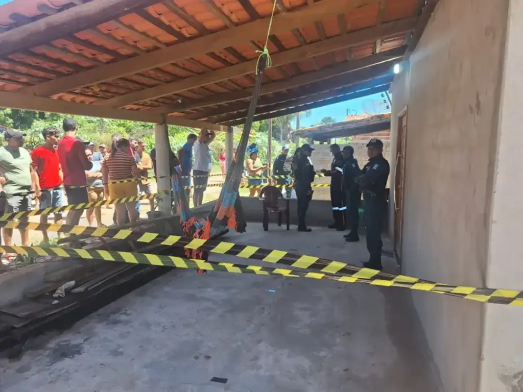 Pai mata filho com espingarda em guadalupe: Local do crime de pai que matou filho em Guadalupe