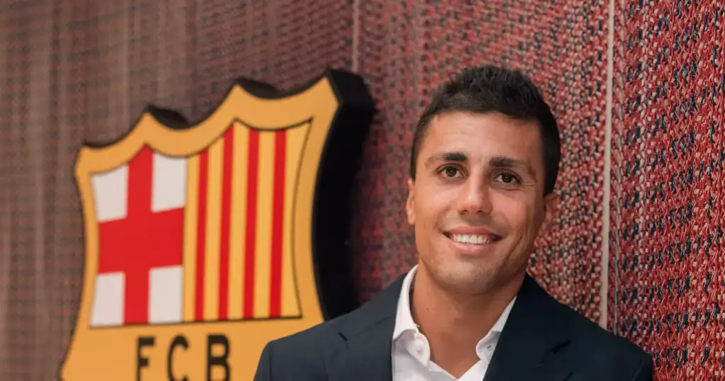 Rodri assina com barcelona: Rodri no Barcelona após contratação oficial