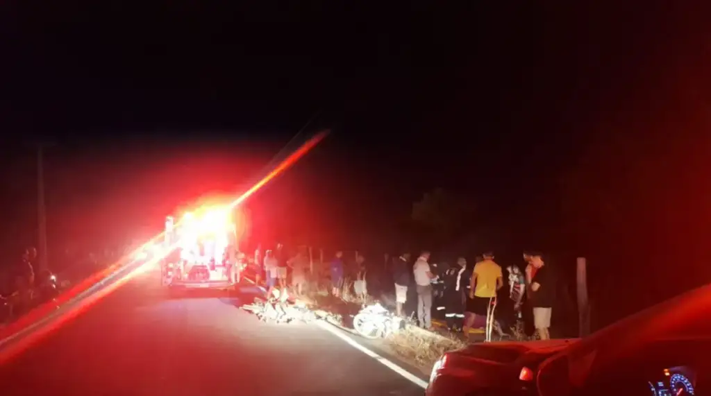 Colisão motos pi-236 são gonçalo do piauí: SAMU socorre feridos em acidente de motocicletas
