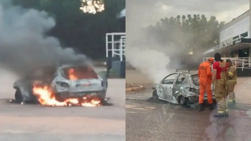 Carros pegando fogo em teresina: Bombeiros controlam incêndio de carro em Teresina