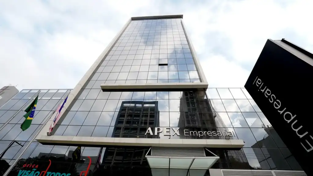 Crise apex partners r$ 1 bilhão: Sede da Apex Partners em meio à crise financeira