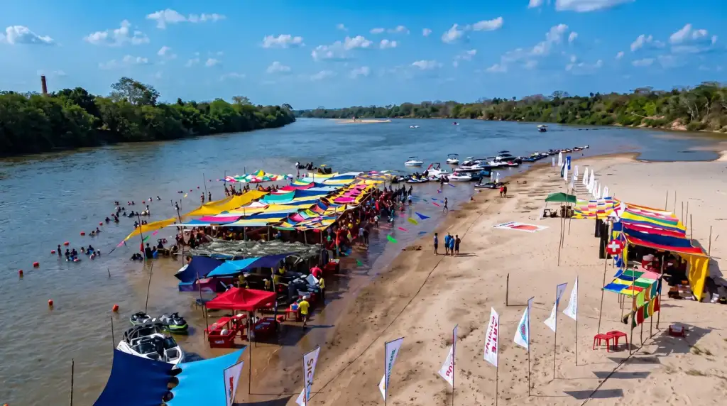 Pururuca paradise 10 anos rio parnaíba: Pururuca Paradise celebra 10 anos no Rio Parnaíba