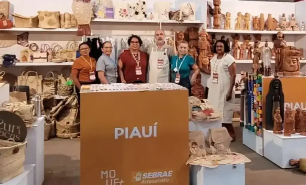 Artesãos do piauí na fenacce em fortaleza: Artesãos do Piauí expõem produtos na Fenacce em Fortaleza