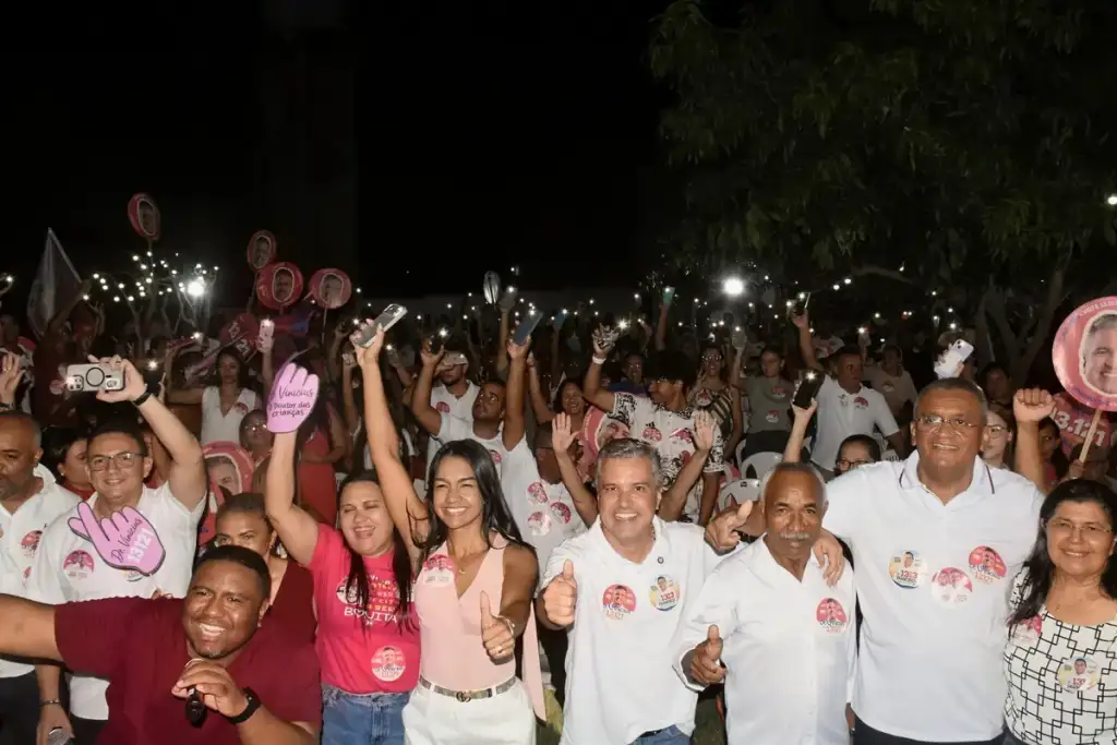 Ato político em Amarante por Dr. Vinícius