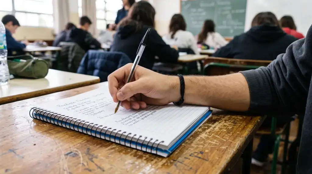 Alunos em sala de aula para educação integral no Piauí