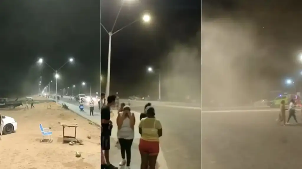 Ventania na avenida metropolitana em imperatriz: Ventania levanta poeira na Avenida Metropolitana Imperatriz