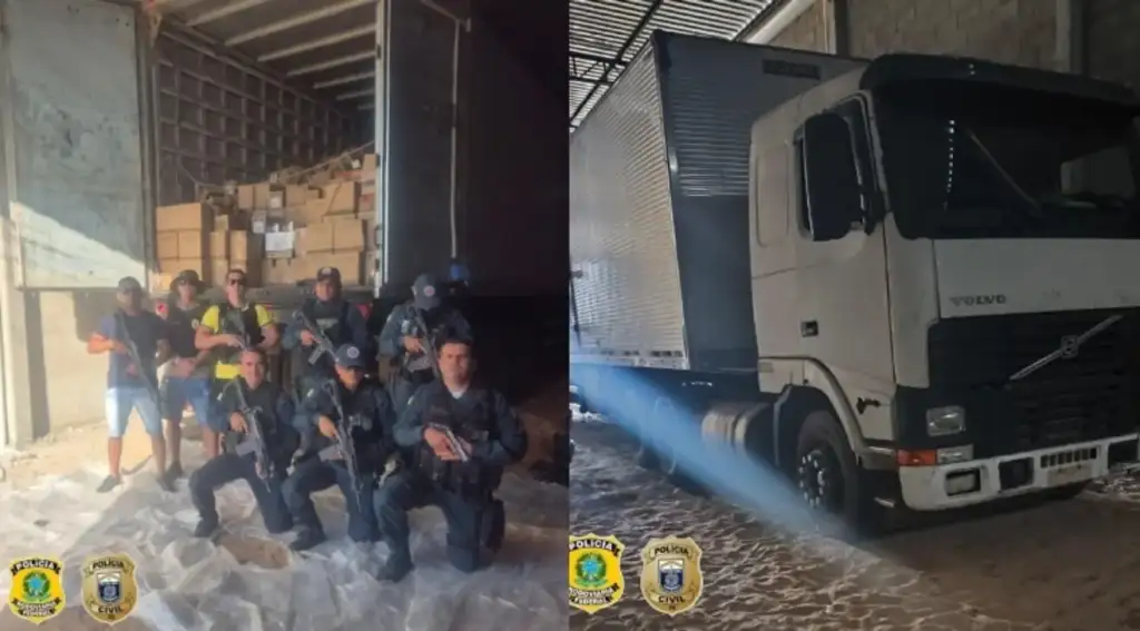 Carga de café roubada em acauã: Polícia recupera carga de café roubada e prende suspeitos