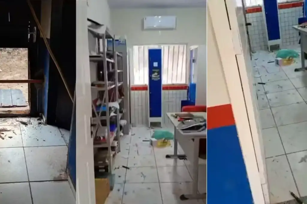 Escola depredada nina rodrigues: Escola municipal depredada em Nina Rodrigues após arrombamento