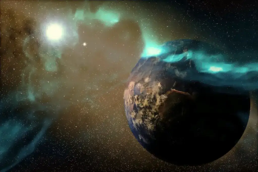 Tempestade solar G2 atinge Terra com aurora